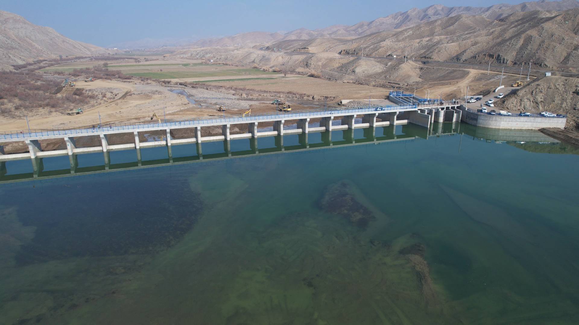تصویر هوایی بند تولان - استان اردبیل