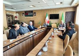 دیدار مدیرعامل شرکت توسعه خدمات مهندسی آب و خاک پارس با ریاست سازمان جهاد کشاورزی استان خراسان جنوبی