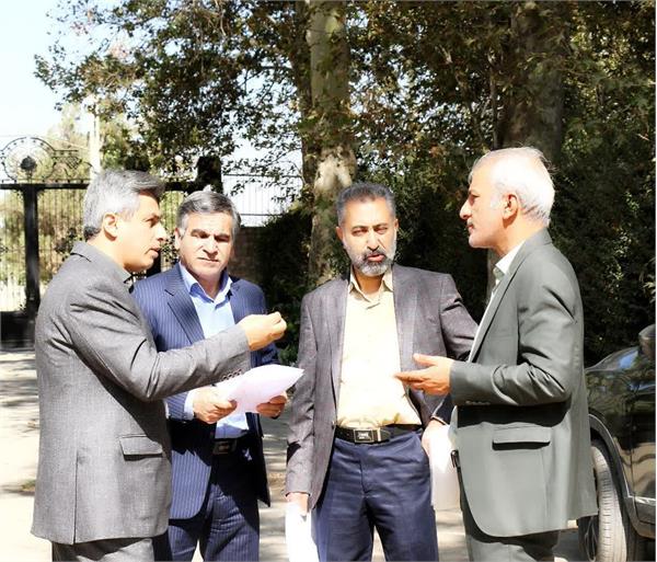 بازدید میدانی از اراضی شرکت آب و خاک برای پیگیری مجوزها و آغاز فرآیند احداث مسکن کارکنان
