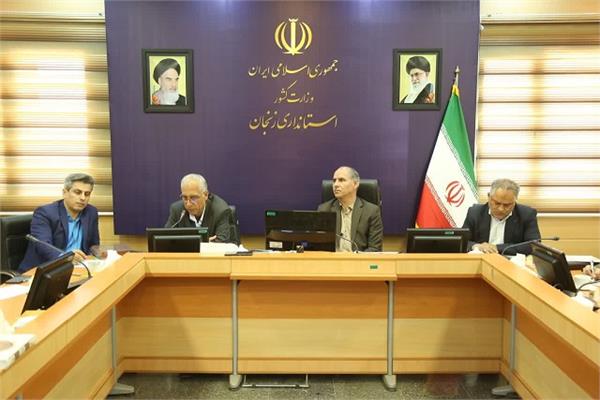 جلسه مدیر عامل و هیات همراه با استانداری زنجان