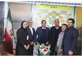 بازدید معاون وزیر جهادکشاورزی و مدیرعامل شرکت دکتر اسماعیل حسین زهی از غرفه شرکت توسعه خدمات مهندسی آب و خاک پارس در همایش