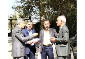 بازدید میدانی از اراضی شرکت آب و خاک برای پیگیری مجوزها و آغاز فرآیند احداث مسکن کارکنان