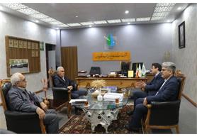 جلسه با مسئولین شعبه مرکزی بانک سینا استان البرز پیرامون تداوم همکاری های