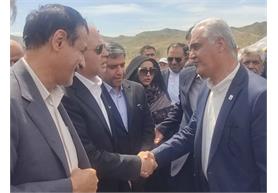 افتتاح سد انحرافی تولان استان اردبیل توسط وزیر محترم جهادکشاورزی