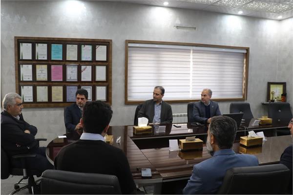 نشست نمایندگان موسسه جهاد نصر و شرکت خدمات مهندسی آب و خاک پارس