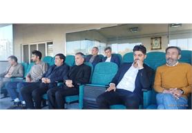 دیدار مشاور عالی و مدیر حوزه مدیرعامل شرکت آب و خاک کشور با مدیرکل ورزش و جوانان اردبیل برای مشارکت در بازسازی استادیوم علی