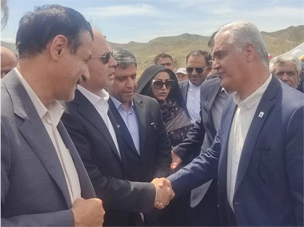 افتتاح سد انحرافی تولان استان اردبیل توسط وزیر محترم جهادکشاورزی