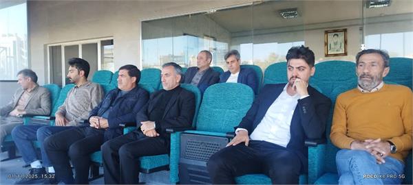 دیدار مشاور عالی و مدیر حوزه مدیرعامل شرکت آب و خاک کشور با مدیرکل ورزش و جوانان اردبیل برای مشارکت در بازسازی استادیوم علی دایی